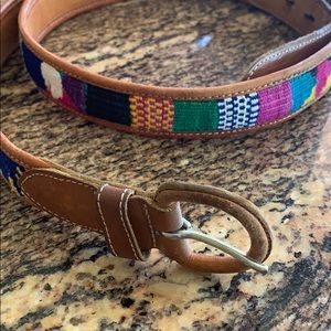 Vintage leather belt